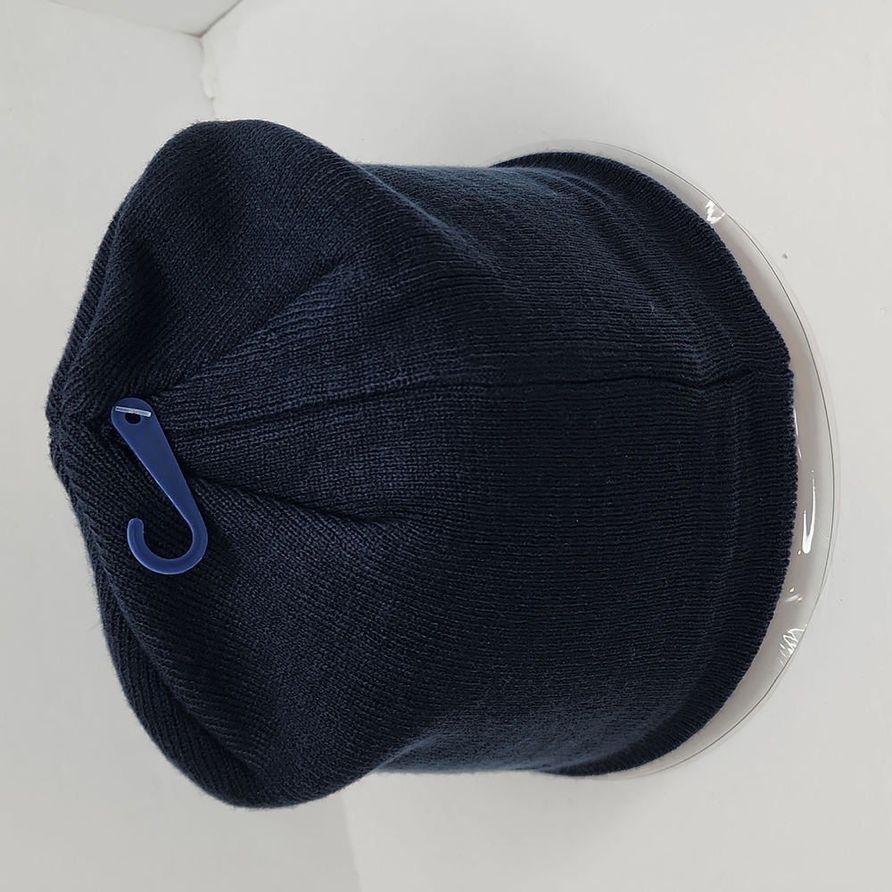 TOMMY HILFIGER HAT BEANIE , NAVY, UNISEX - Picture 3 of 9